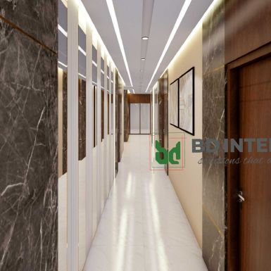 manhatan hotel corridor interior design