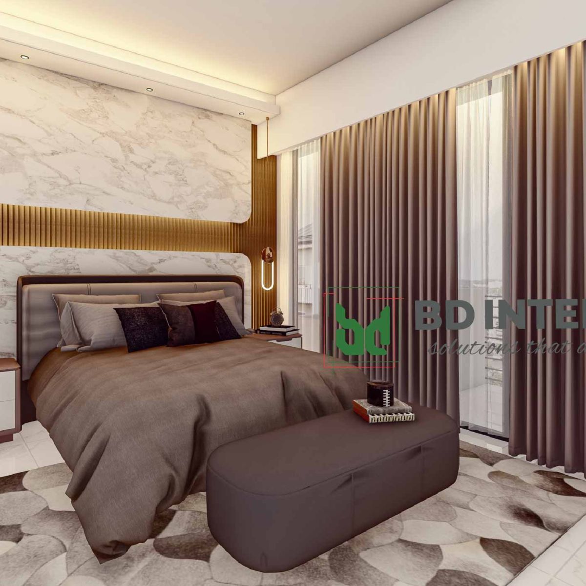 master bedroom interior design in Dhaka