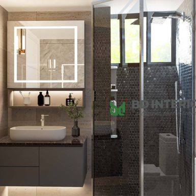 master bedroom washroom interior design