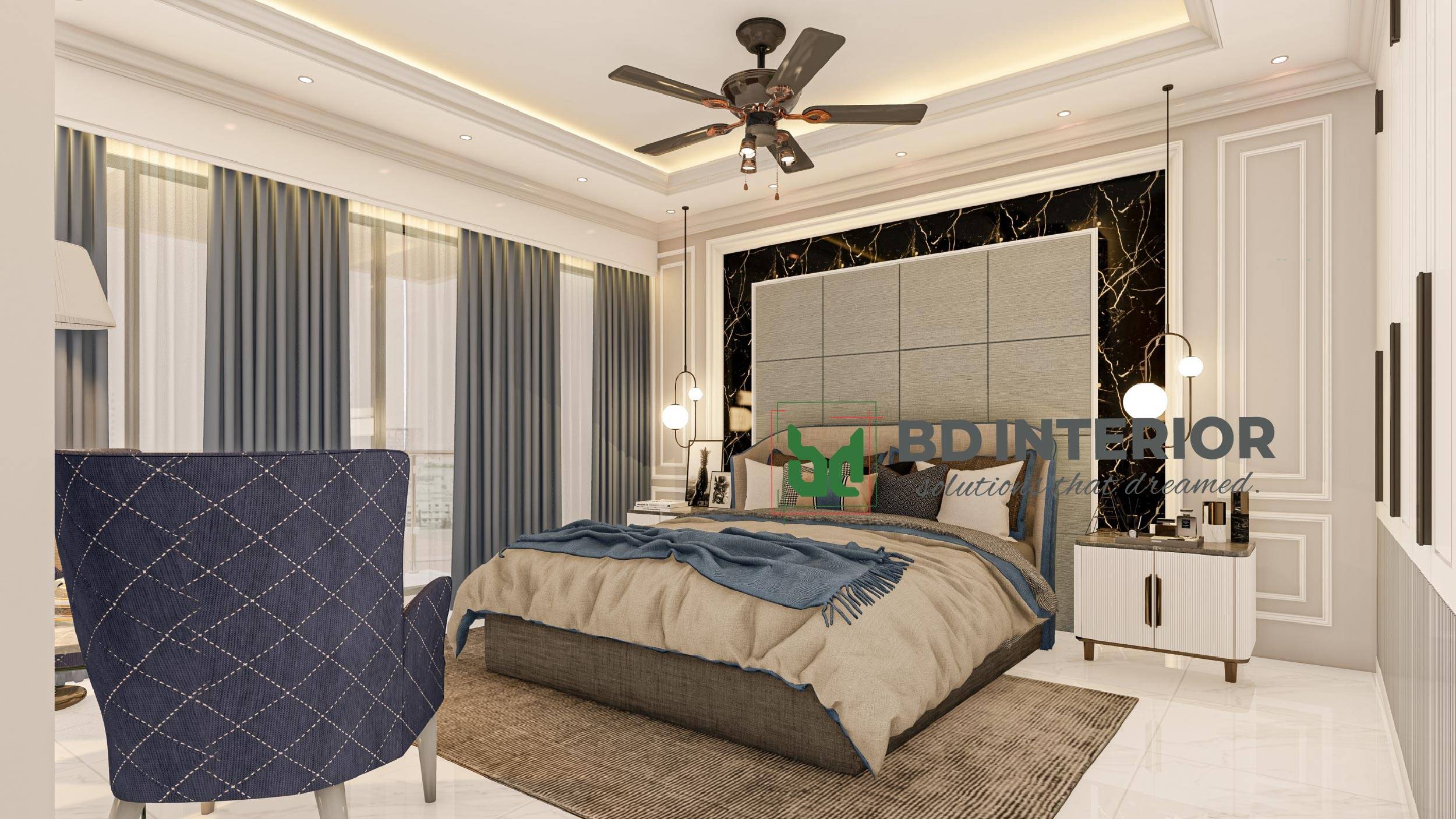 modern bedroom interior design