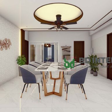 modern dining space interior design