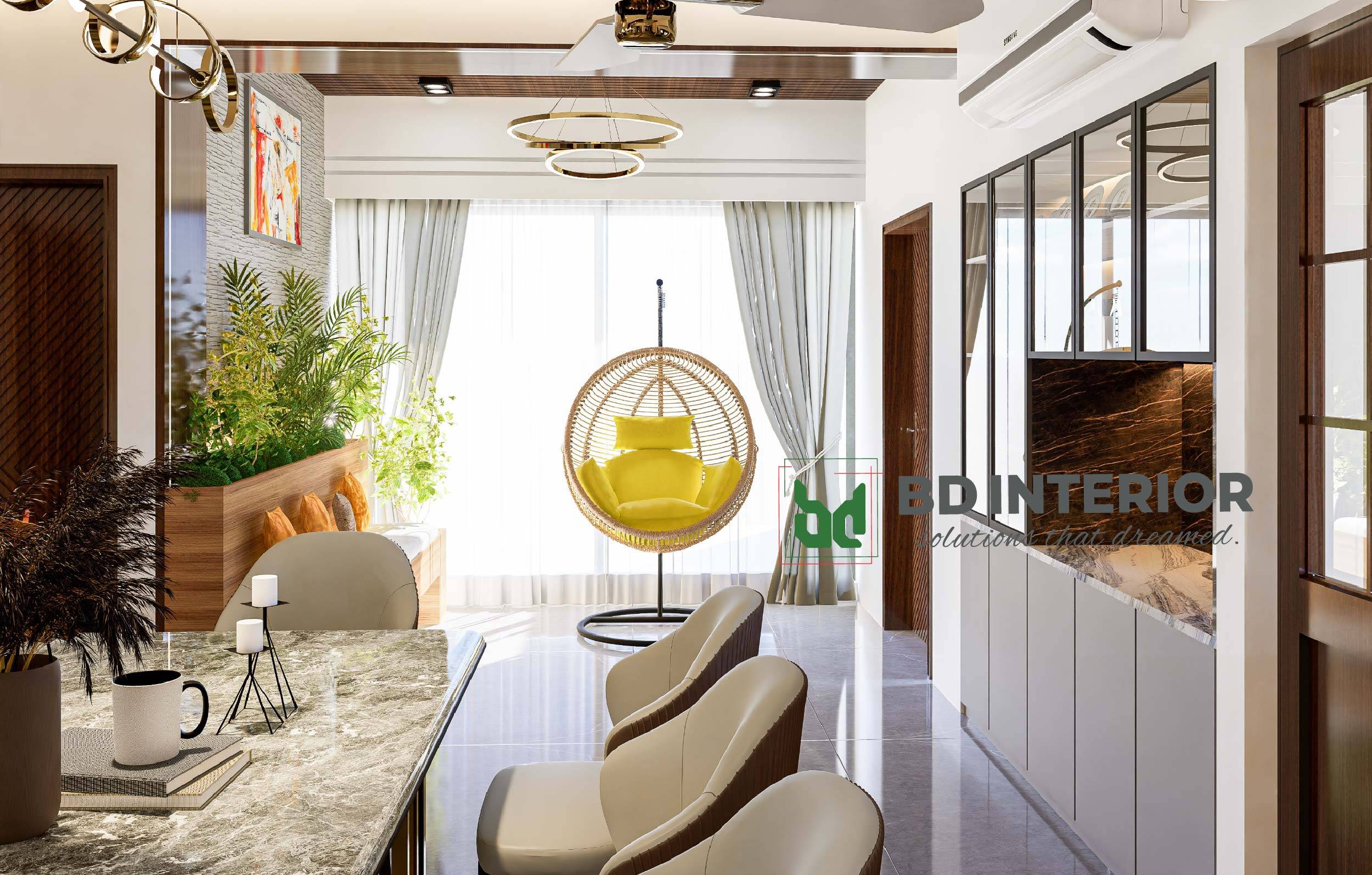 modern family living design