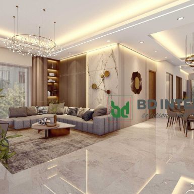 modern home interior design in gulshan