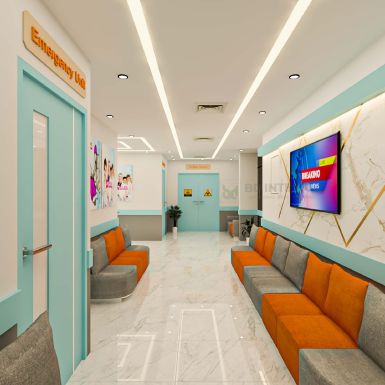 modern hospital interior decoration bd