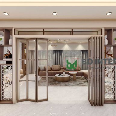 modern living room interior design in bd