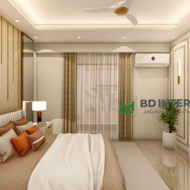 modern master bedroom interior design in bd