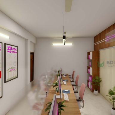 modern office interior decoration bd