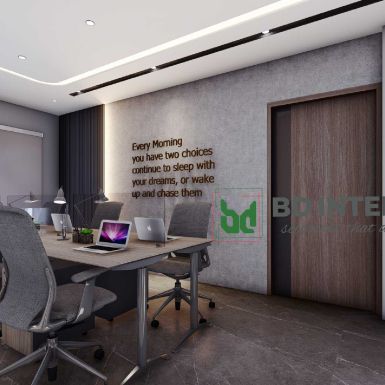 modern workstation interior design for office decoration