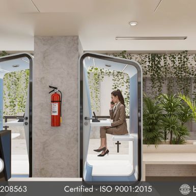 phone booth design workstation