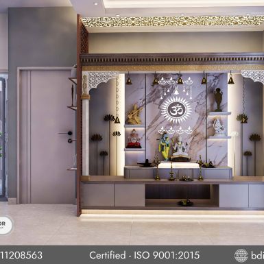 puja space interior design ideas