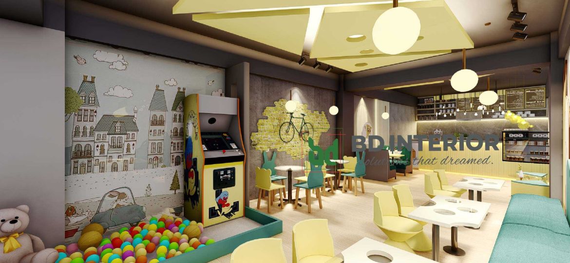 Kid's Zone Interior Design In a Restaurant