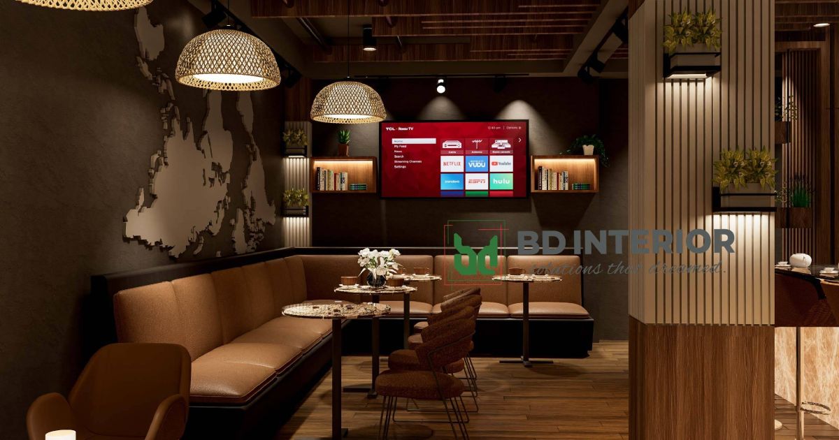 restaurant interior design in Bangladesh