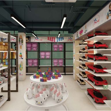 showroom kids zone design in bangladesh