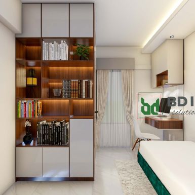 study room interior design in Bangladesh