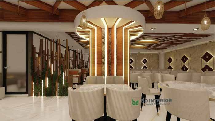unique restaurant interior design in dhaka