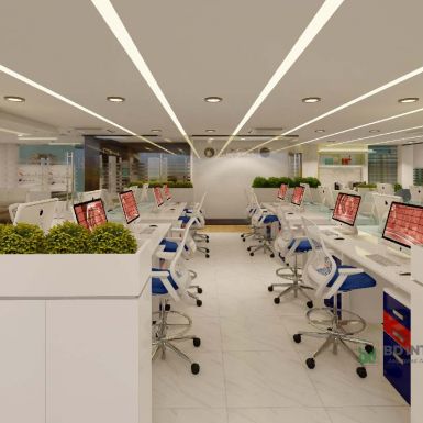 work station design for office decoration