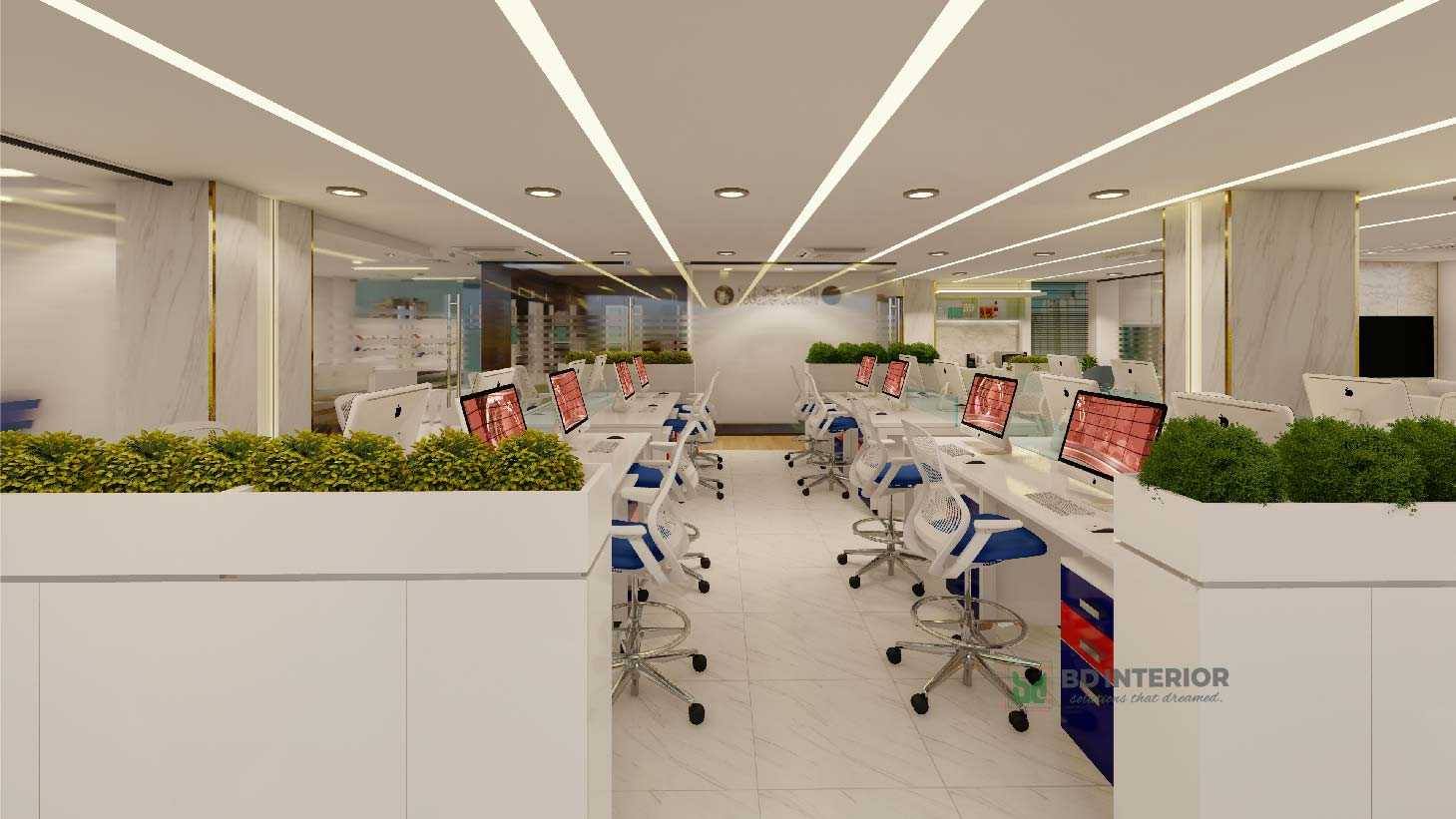 work station design for office decoration