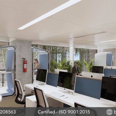 work station interior design