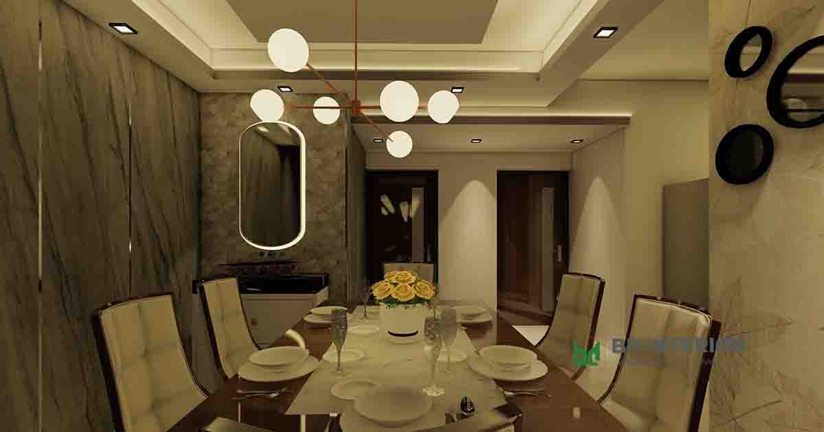 modern dining room design in bangladesh