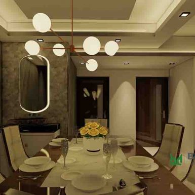 modern dining room design in bangladesh