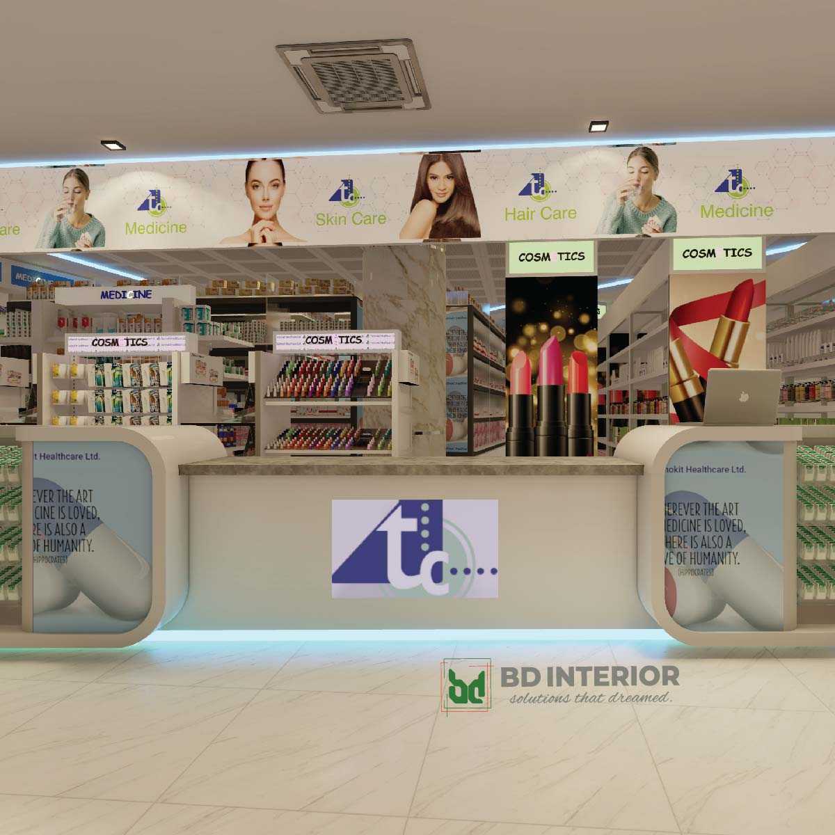 Modern Showroom interior design company in bangladesh