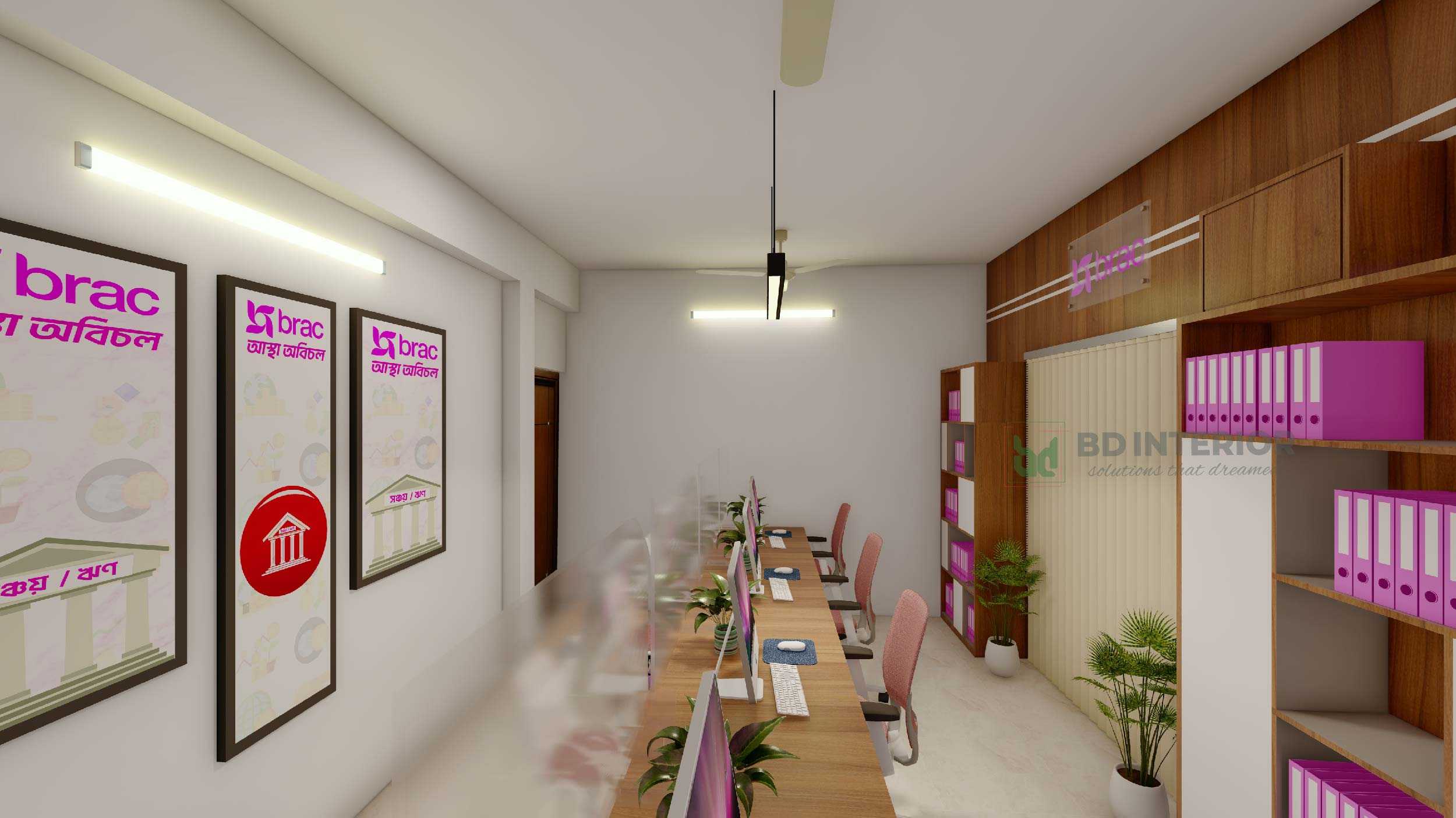 modern office interior decoration bd-01