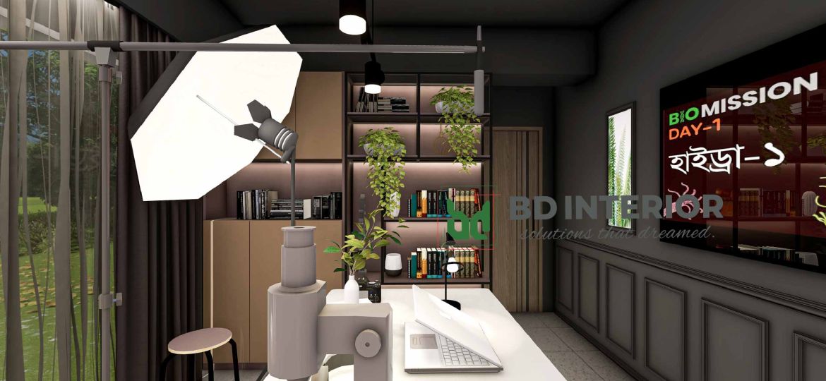 home office interior design in Bangladesh